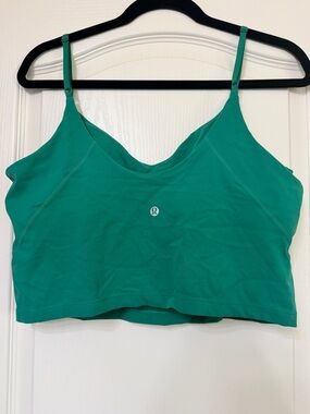 Lululemon Align Cropped Cami Tank A/B in Cascadia Green
